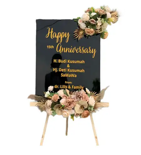 Papan Bunga Akrilik Leuwi Limus